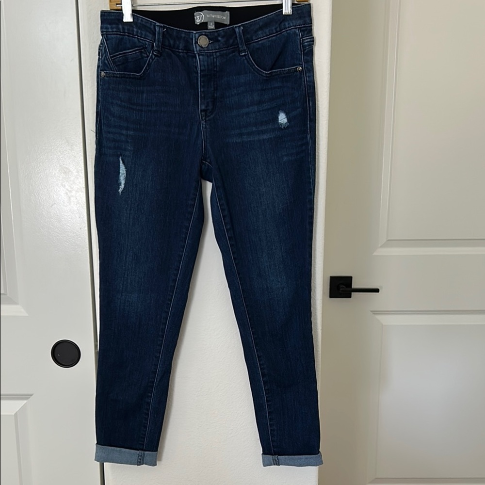 Wit & Wisdom Dark Blue Ankle Jeans